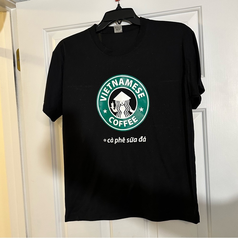 Vietnamese Cả Phê Tee Shirt - Size Med (fits small)